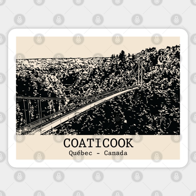 Coaticook - Québec Magnet by Lakeric